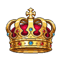 emoji crown golden royal king jeweled regal