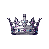 emoji crown silver queen princess tiara elegant