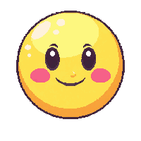 emoji face blushing rosy cheeks shy smile