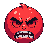 emoji face furious steam nose red face rage