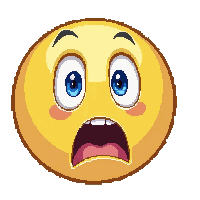 emoji face scared fearful wide eyes trembling