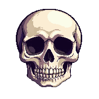 emoji face skull dead skeleton spooky bones