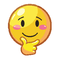 emoji face thinking chin hand contemplating