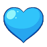 emoji heart blue cool calm sadness trust