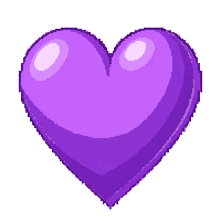 emoji heart purple royal passion rich deep