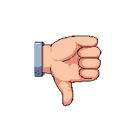 emoji thumbs down hand negative disapproval