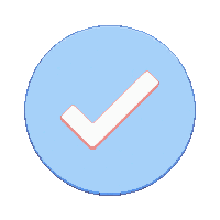 emoji verified checkmark blue circle confirmed