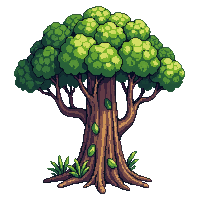 dryad tree woman bark skin leaves hair