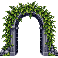 enchanted gate iron vine arch doorway
