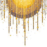 enchanted rain golden sparkle drops magical