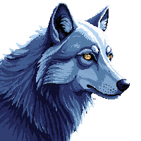 forest wolf silver ethereal glowing eyes spirit