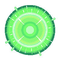 healing glow green aura circle restoration