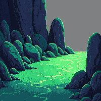 luminescent moss green glow soft rock carpet