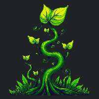nature magic vines growing spiral energy green