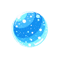 spirit wisps floating blue ethereal orbs