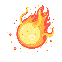 Fire Wisp — free pixel art sprite from Enemy Sprites