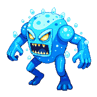 Ice Zombie — free pixel art sprite from Enemy Sprites