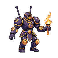 Clockwork Soldier — free pixel art sprite from Enemy Sprites