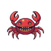 Crab Monster — free pixel art sprite from Enemy Sprites