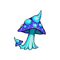 crystal mushroom creature