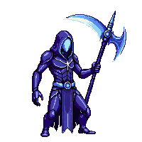 death reaper with scythe