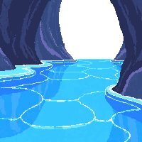 Cave Crystal Pool — free pixel art sprite from Environment Props