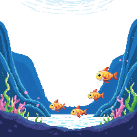 Underwater Reef Fish — free pixel art sprite from Environment Props
