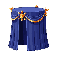 Bed Royal Canopy Midnight — free pixel art sprite from Environment Props