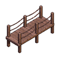 bridge wooden midnight
