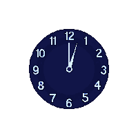 clock wall midnight