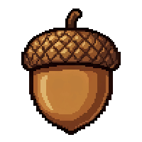 Acorn Flat — free pixel art sprite from Everyday Icons