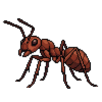 Ant Flat — free pixel art sprite from Everyday Icons