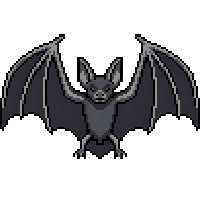 Bat Flat — free pixel art sprite from Everyday Icons