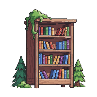 farming bookshelf full wooden tall