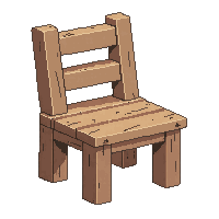 farming chair wooden simple seat