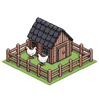 farming chicken coop small wooden fenced