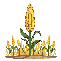 farming corn stalk tall golden harvest
