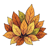 farming fallen leaves pile autumn brown