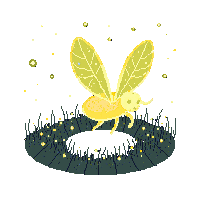 farming firefly glowing yellow night