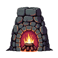 farming fireplace stone hearth warm