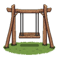 farming gate farm wooden swinging