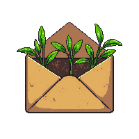 farming seed packet colorful envelope