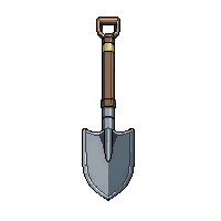 farming shovel digging metal blade