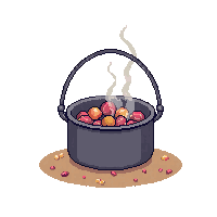 farming stove iron cooking pot