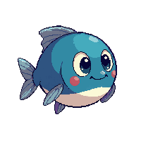 Barreleye Chibi — free pixel art sprite from Fishing Creatures