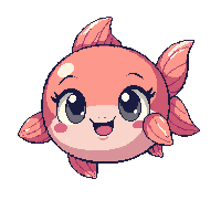 Blobfish Chibi — free pixel art sprite from Fishing Creatures