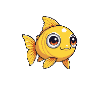 Dace Chibi — free pixel art sprite from the Fishing Creatures collection, transparent PNG