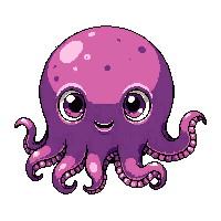 giant octopus chibi