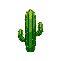 cactus tall thin columnar green ribbed single