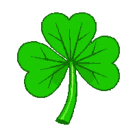 four leaf clover green lucky rare charm
